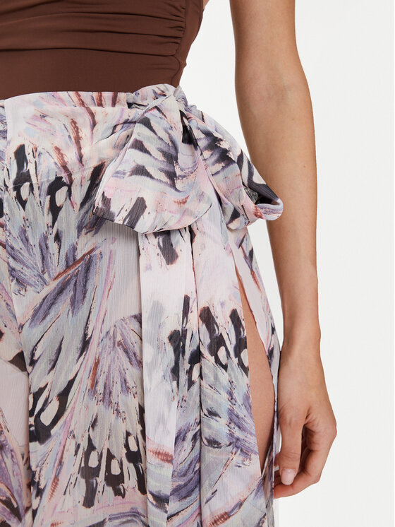 Ted Baker Ted Baker Hlače Belarh 275362 Šarena Wide Leg