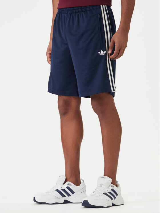 adidas adidas Szorty materiałowe Firebird Granatowy Regular Fit
