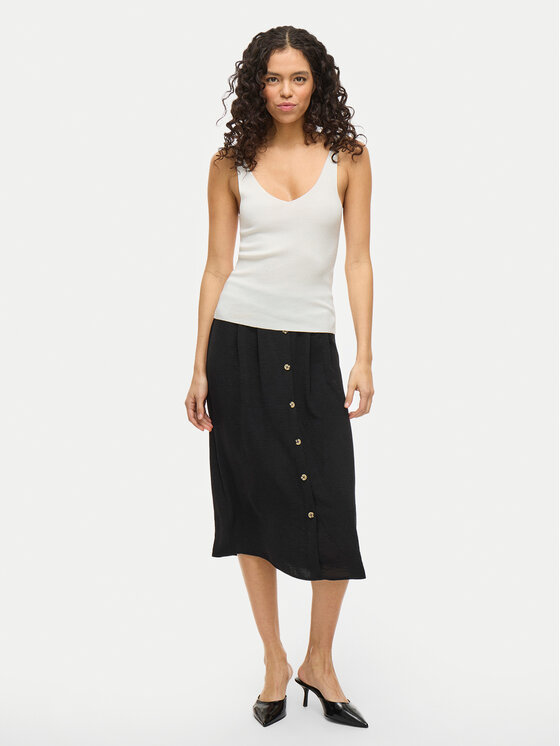 Vila Vila Top Wennie 14104135 Biela Regular Fit