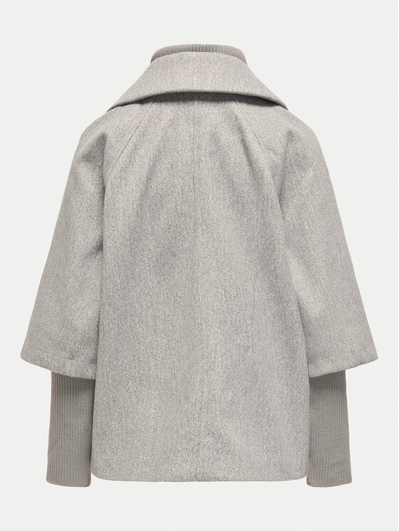 JDY JDY Преходно яке Hannah 15337889 Сив Regular Fit