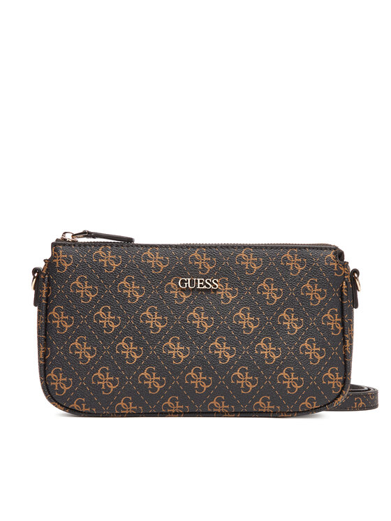 Guess Guess Дамска чанта Noelle II Mini HWQG96 72710 Кафяв