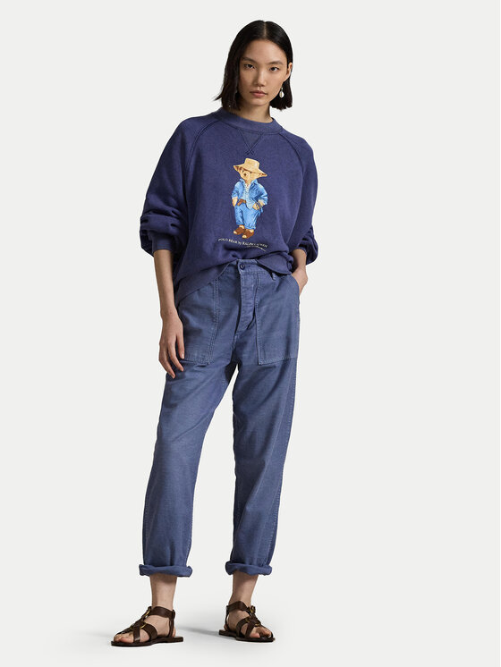 Polo Ralph Lauren Polo Ralph Lauren Bluza 211959106001 Granatowy Oversize