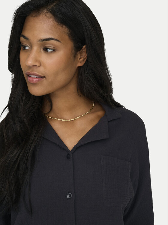 ONLY ONLY Marškiniai Thyra 15267839 Juoda Regular Fit