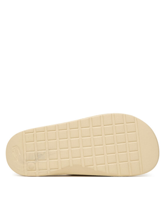 Lacoste Lacoste Iešļūcenes Serve Slides 2.0 51CFA0008 2Q9 Krēmkrāsas