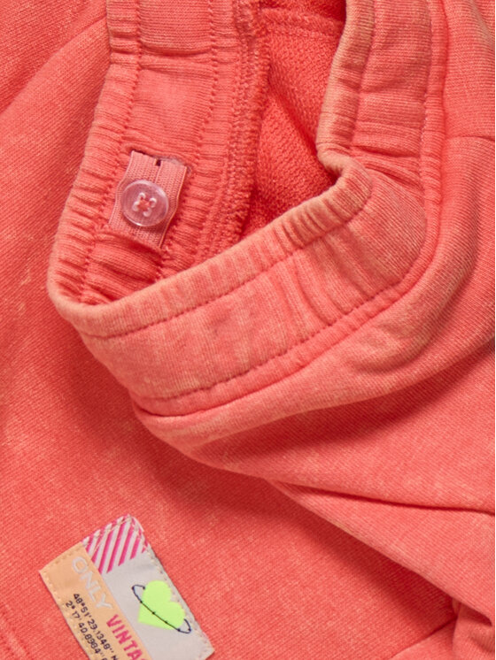 Kids ONLY Kids ONLY Športne kratke hlače Minna 15347958 Oranžna Regular Fit