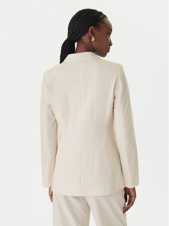 Marella Marella Pintsak Tropico 2613041121 Valge Regular Fit