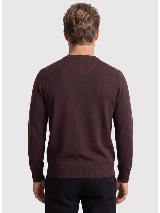 Pako Lorente Pako Lorente Sweter P26WN-2X-010 Brązowy Straight Fit