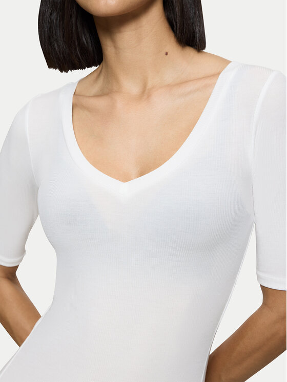 Triumph Triumph Pyžamový top Beauty Layers 10222610 Écru Slim Fit