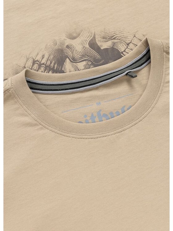 PITBULL PITBULL T-Shirt GUARDIAN ANGEL Beżowy Regular Fit