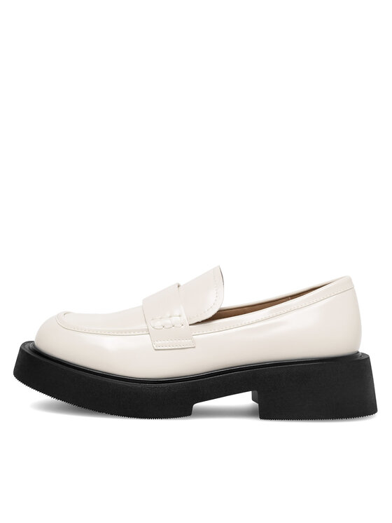 Badura Badura Loafersy WFA2588-1Z Biały