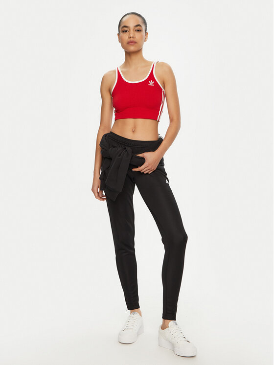 adidas adidas Top adicolor 3-Stripes JD4615 Crvena Slim Fit
