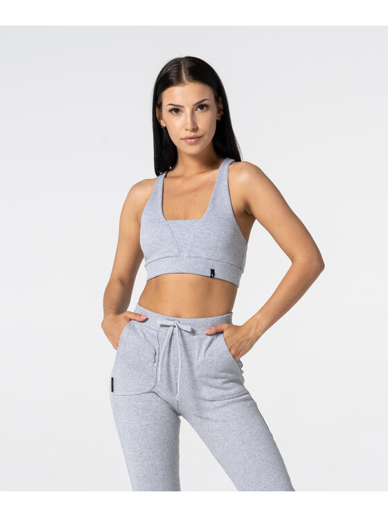 Carpatree Carpatree Biustonosz sportowy MellowRib Szary