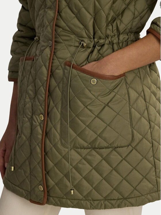 LAUREN RALPH LAUREN Lauren Ralph Lauren Демісезонна куртка 297951264002 Зелений Straight Fit