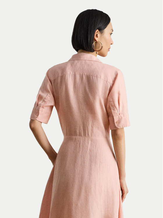 LAUREN RALPH LAUREN LAUREN RALPH LAUREN Košilové šaty 200905667023 Růžová Regular Fit
