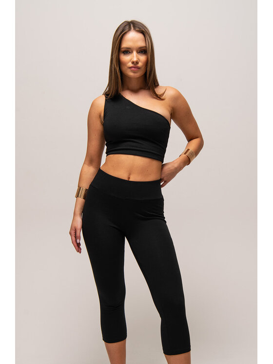 Nudyess Nudyess Leggings bawełniane Billy Nero Fitted Fit