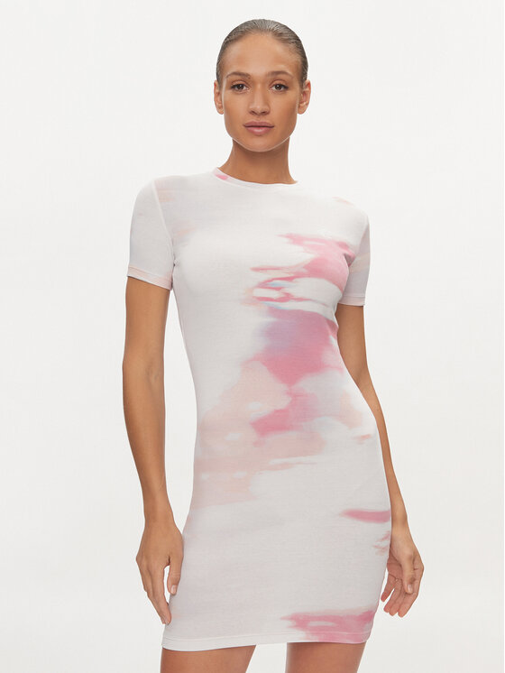 Calvin Klein Jeans Rochie de zi J20J223205 Colorat Slim Fit