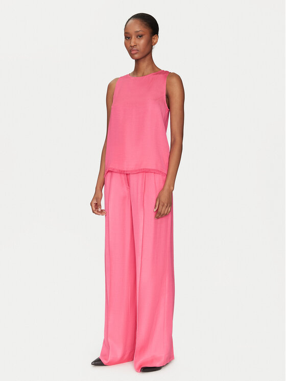 Marella Marella Palazzo kalhoty Pianosa 2515131041 Růžová Wide Leg