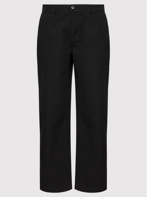 Vans Vans Pantaloni di tessuto Ground Work VN0A5JHJ Nero Relaxed Fit
