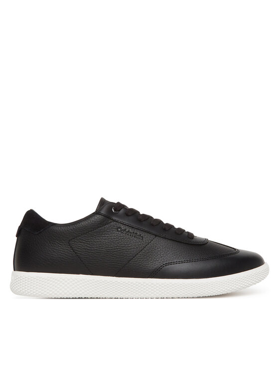 Calvin Klein Sneakersy Low Top Lace Up Tmbl Lth HM0HM01803 Čierna