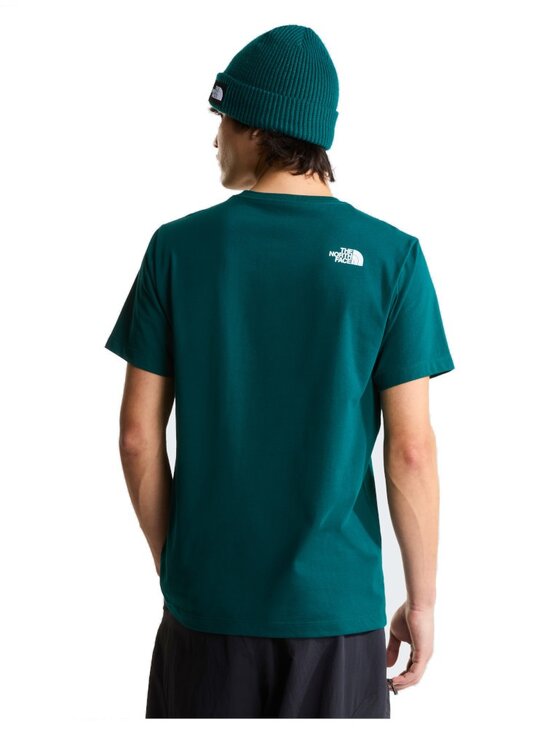 The North Face The North Face T-Shirt Evolution Box Half Dome Regular Tee Zielony Regular Fit