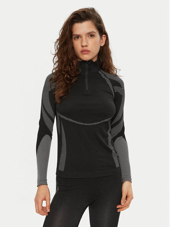 4F 4F Termoprádlo vrchní části 4FWAW24USEAF160 Černá Slim Fit