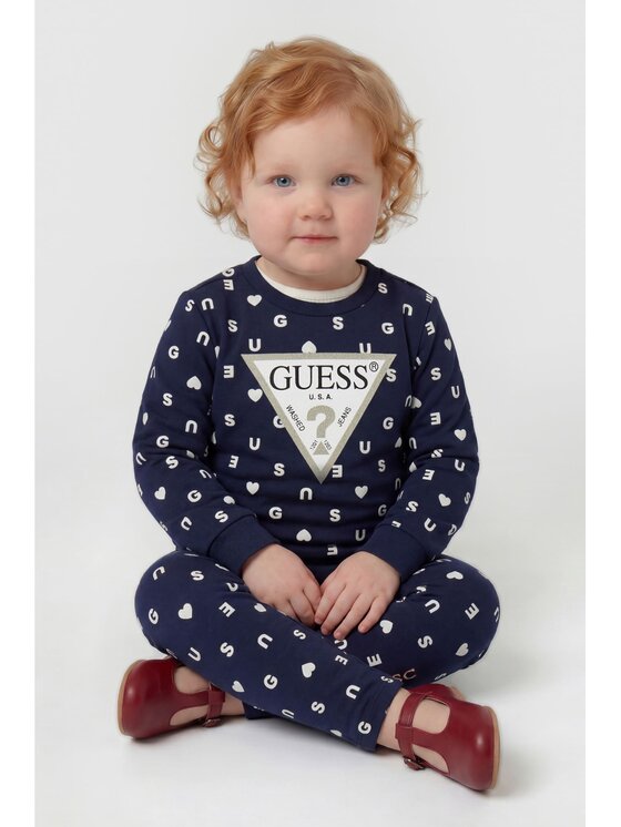 Guess Kids Guess Kids Sweter 183738 Niebieski Classic Fit