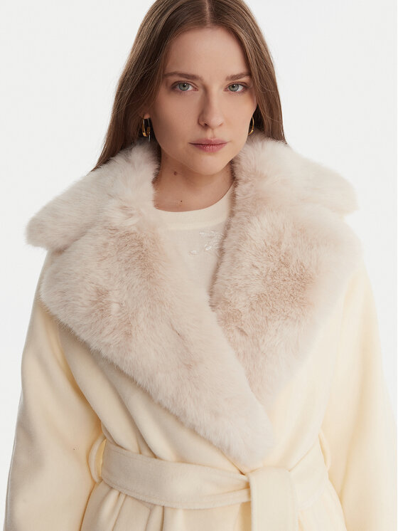 Artigli Artigli Übergangsmantel ACCP002929 Écru Regular Fit