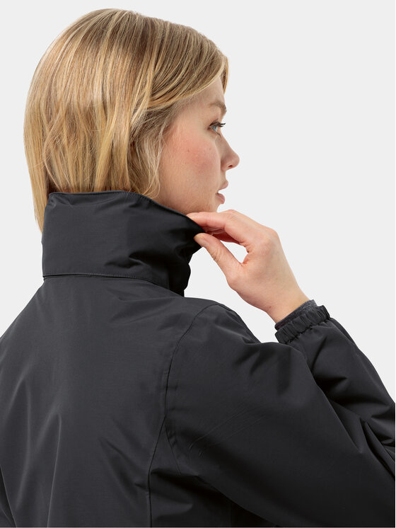 Jack Wolfskin Jack Wolfskin Větrovka Stormy Point 1111202 Černá Regular Fit