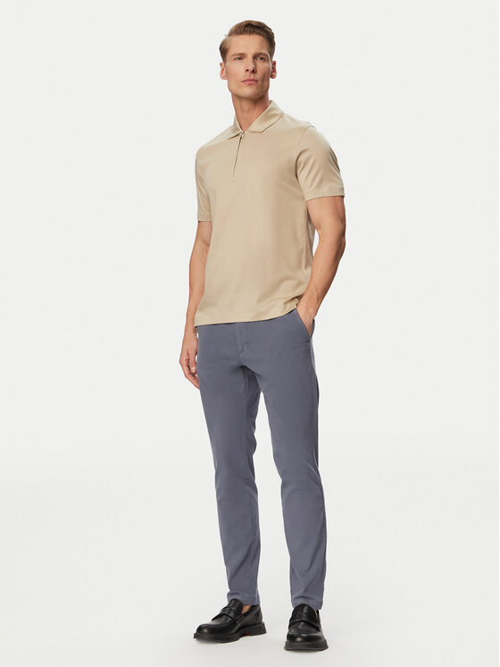 BOSS BOSS Pantaloni chino H-Kaiton1 50543312 Albastru Slim Fit