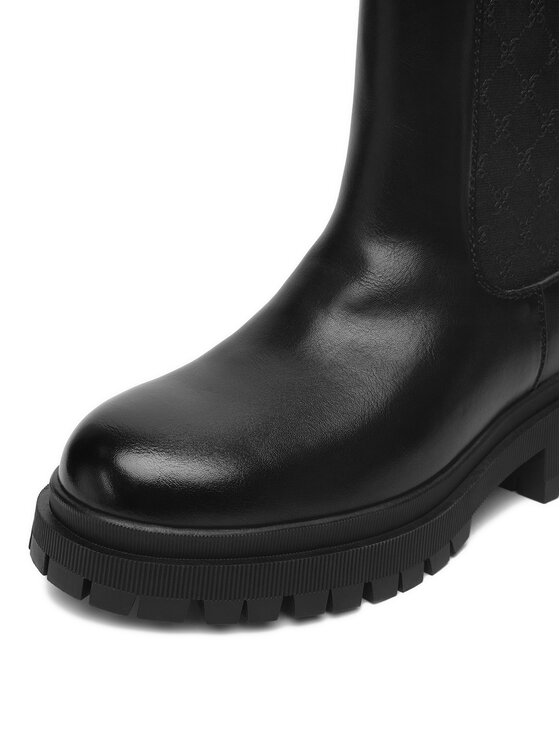 Nine West Nine West Jātnieku stila puszābaki CEO-BASIMA-01 Melns