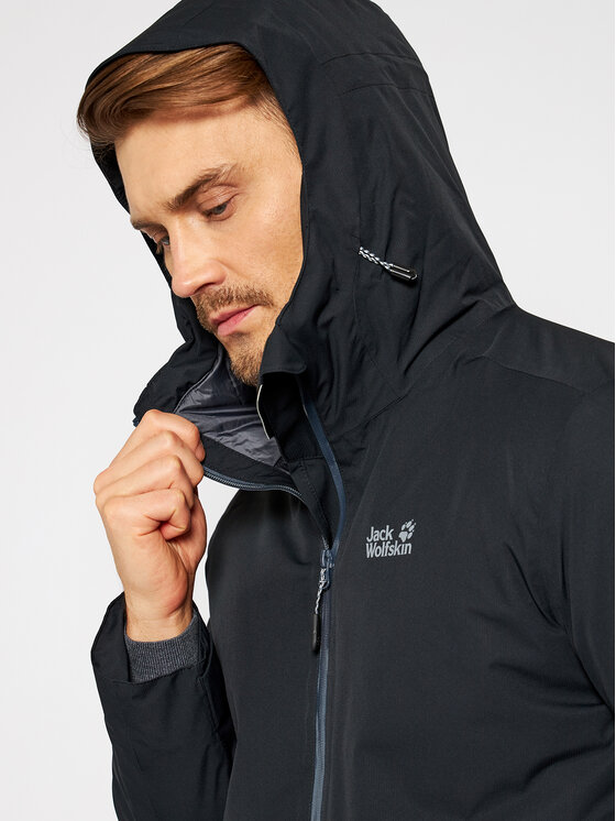Jack Wolfskin Jack Wolfskin Outdoor яке Argon Storm 1111722 Черен Regular Fit