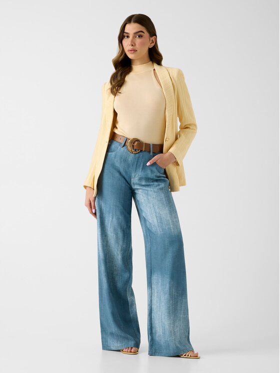 Guess Guess Top 183346 Beżowy Classic Fit