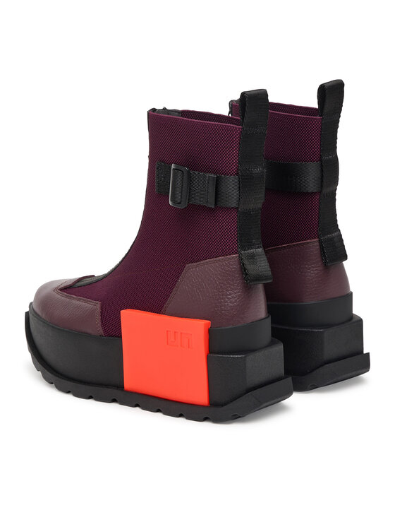 United Nude United Nude Polokozačky Roko Bootie III 11044993165 Bordó