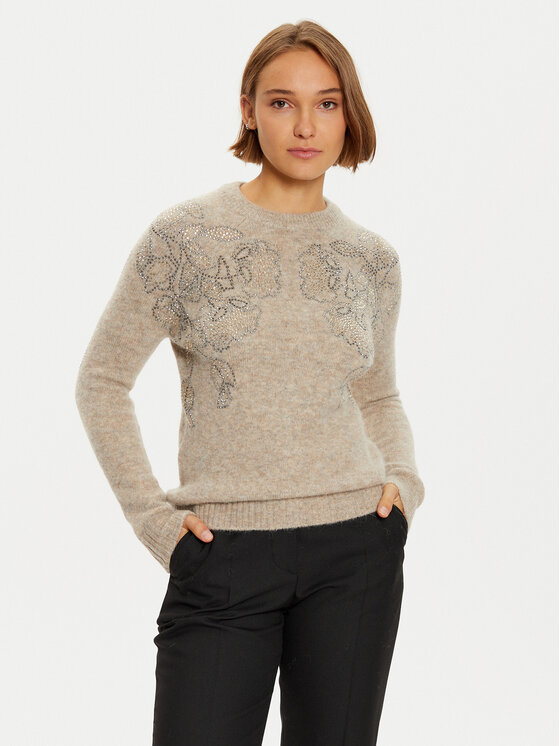Marciano Guess Marciano Guess Svetr 4BGR44 5786Z Hnědá Regular Fit