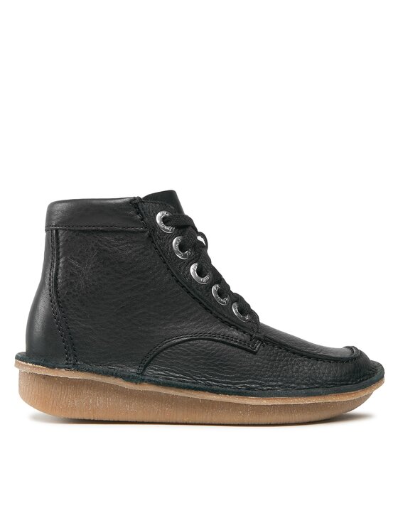 Clarks Clarks Kotníková obuv Funny Cedar 261738844 Černá