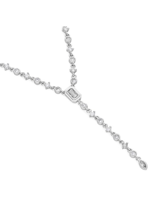 Collana Stellar Bezel Lariat HOL22-N-SBL-S Argento...