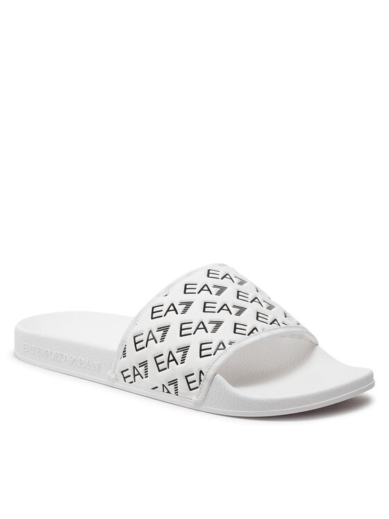EA7 Emporio Armani EA7 Emporio Armani Šľapky XCP010 XK340 Q306 Biela