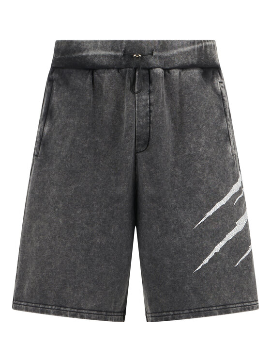 Plein Sport Plein Sport Pantaloncini sportivi 31018 Nero Jogger Fit