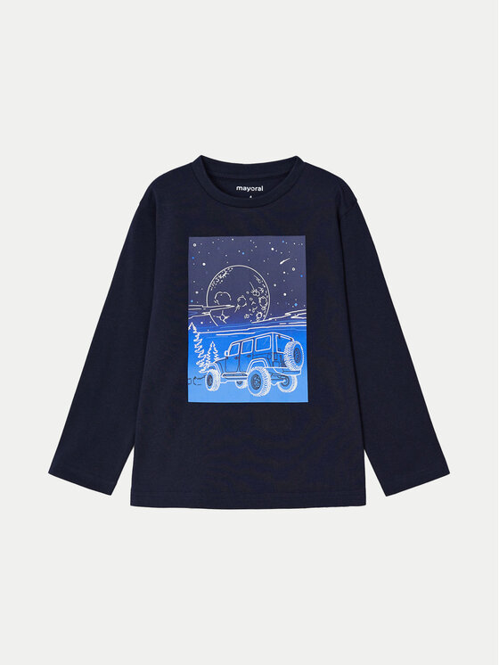 Mayoral Mayoral Blūze 4057 Tumši zils Regular Fit