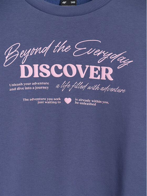 4F 4F Felpa 4FJRAW25TSWSF2428-33S Blu Oversize