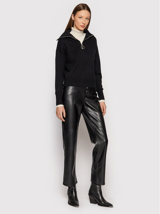 Vero Moda Vero Moda Krekls ar augstu apkakli Glory 10231630 Écru Slim Fit
