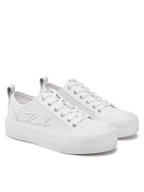 KARL LAGERFELD KARL LAGERFELD Кецове Kampus Max III KL60611F Бял