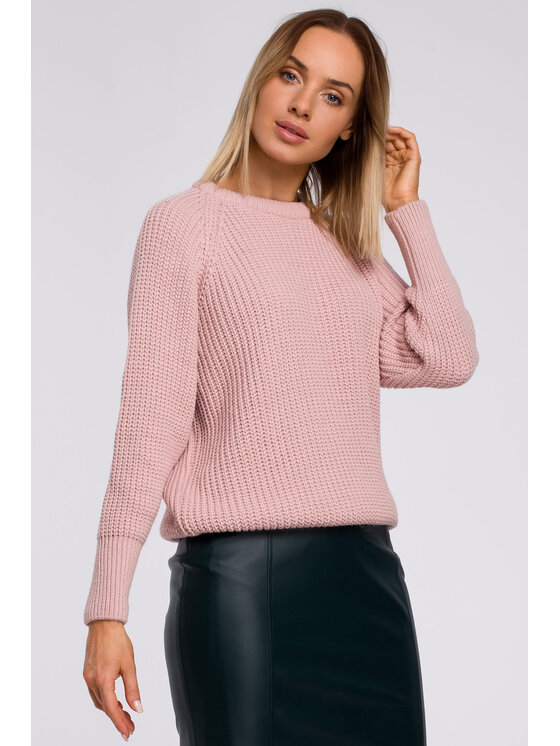 Made of Emotion Made of Emotion Sweter M537 Różowy
