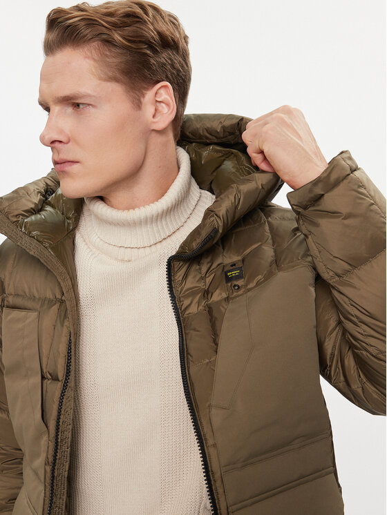 Blauer Blauer Žieminė striukė 23WBLUC03008 Žalia Regular Fit
