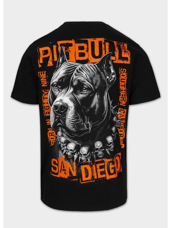 PITBULL PITBULL T-Shirt BLACKY Czarny Regular Fit
