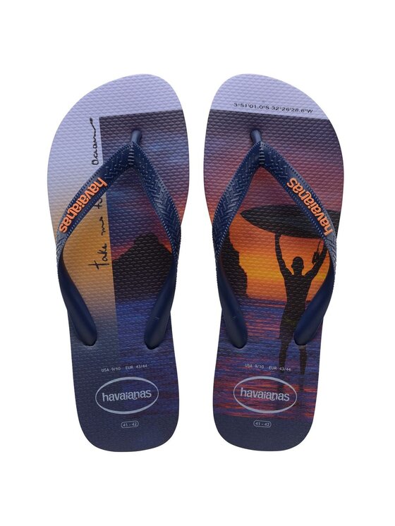 Japonki, rozmiar 37/38, Kolorowe, HAVAIANAS Infradito Unisex adulto 4127920.5967 Blu