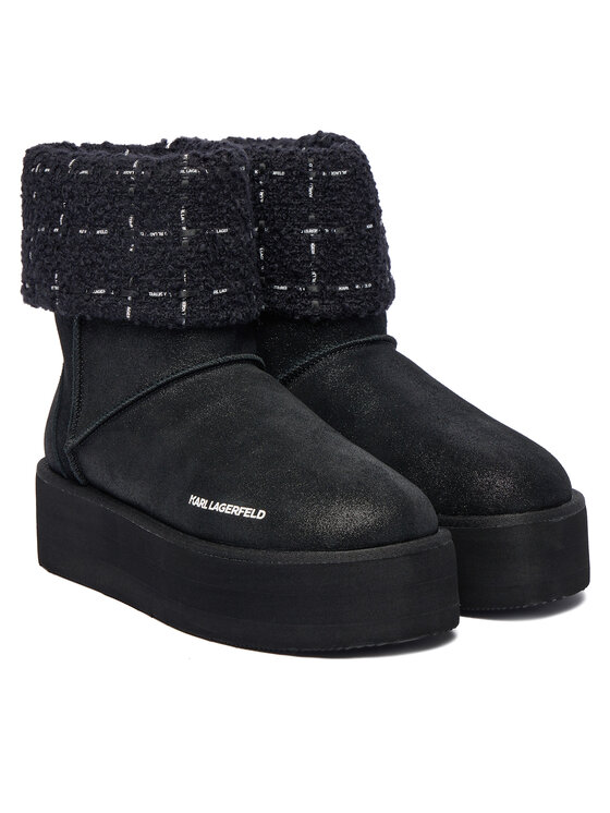 KARL LAGERFELD KARL LAGERFELD Sniego batai Thermo KL48552 Juoda