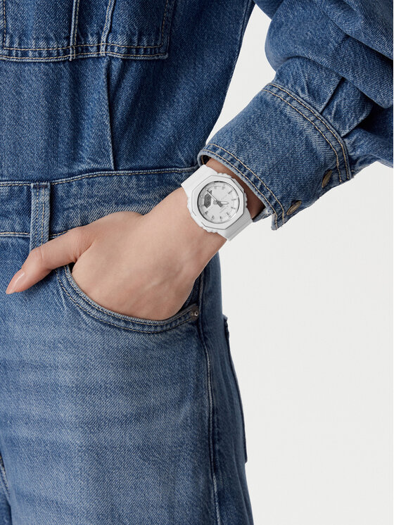 G-Shock G-Shock Ρολόι Digital GMA-P2110-7AER Λευκό