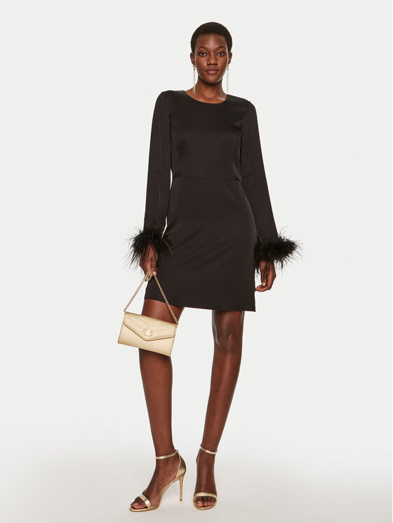 TWINSET TWINSET Коктейльна сукня 242TP2346 Чорний Regular Fit