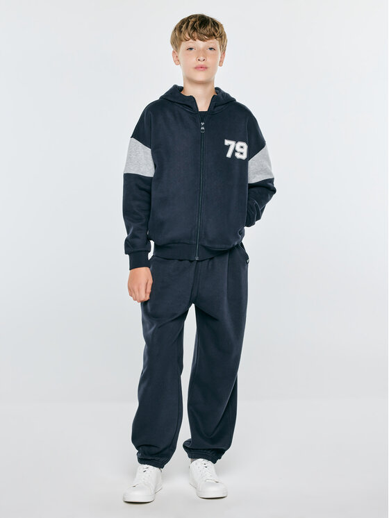 BIG STAR BIG STAR Spodnie dresowe PARYS Granatowy Comfort Fit